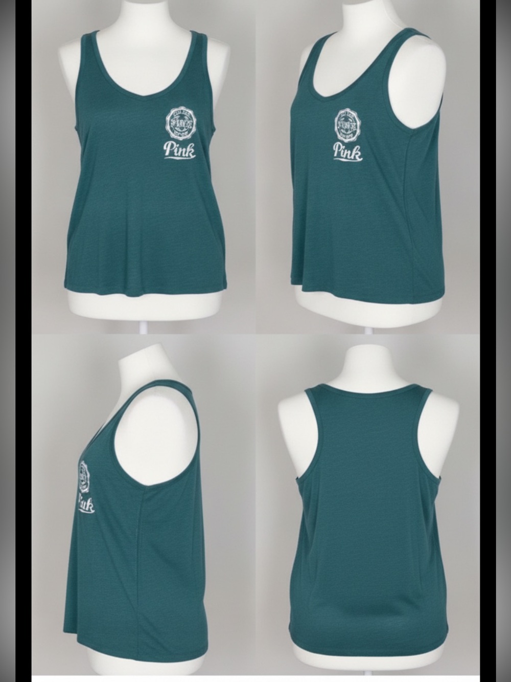 Victoria's Secret PINK Teal Tank Top